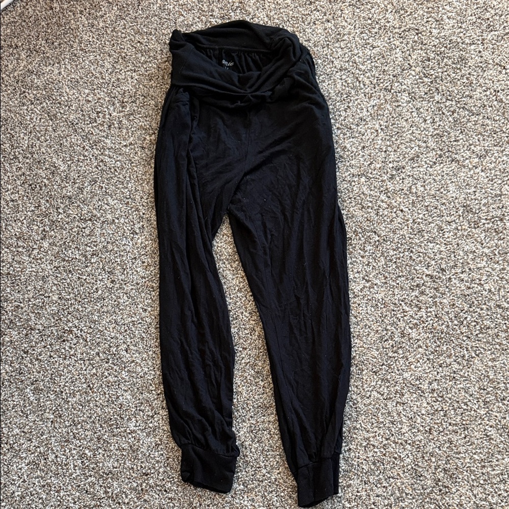 aerie Black Lightweight Lounge Pants